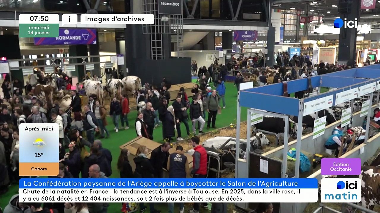 "Les paillettes, ce sera pour plus tard", affirme David Eychenne, représentant de la Confédération paysanne de l'Ariège