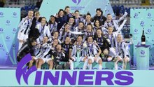 La Juventus Women festeggia allo Stadium la conquista della Supercoppa