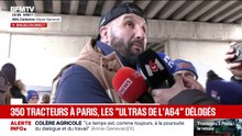Évacuation de l'A64: "Ce petit fait de fin de match a remis de la détermination", assure l'éleveur Jérôme Bayle