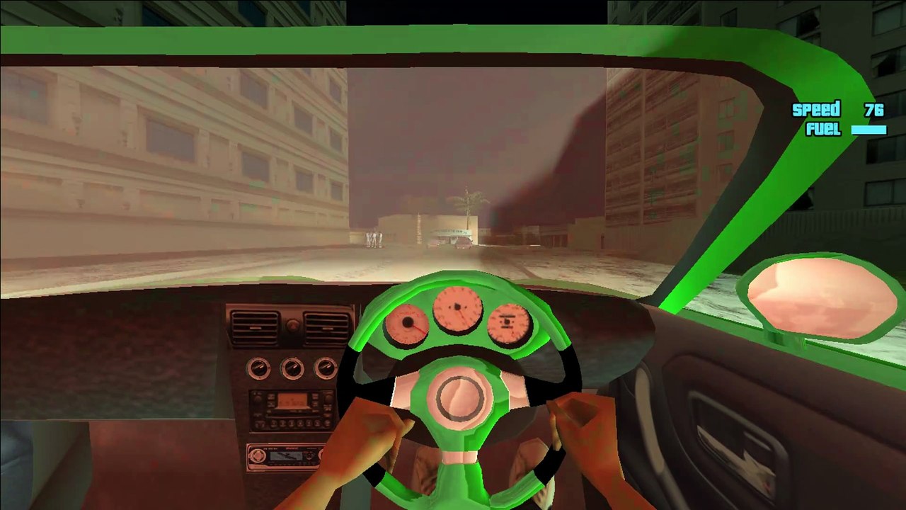 GTA Vice City: Need For Speed Underground,  Snow Conversion | Video - 11, First-person view.