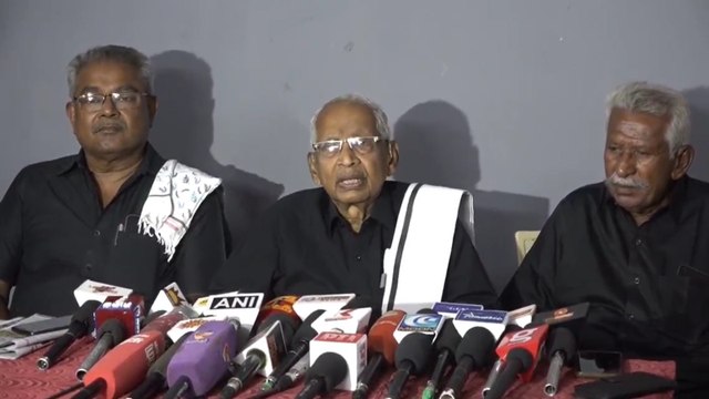 பாஜக அரசு எவ்வளவு பூச்சாண்டி காட்டினாலும் தமிழ்நாட்டில் ஒன்றும் நடக்காது ! கி. வீரமணி அதிரடி பேச்சு