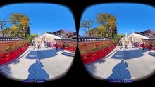 ＜VR180 3D＞兵庫県宝塚市 中山寺の境内を歩いてみた【ゴーグル必須・立体視】