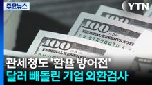 관세청도 ’환율 방어전’...달러 빼돌린 기업 외환검사 / YTN