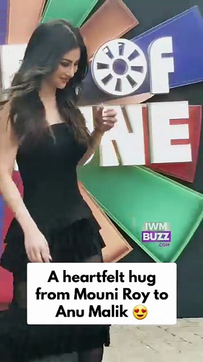 Mouni Roy and Anu Malik spotted on the sets of Wheel of Fortune