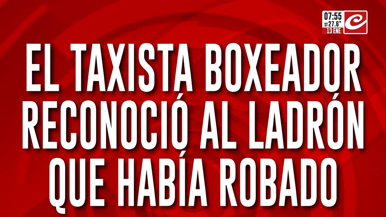 Taxista boxeador: reconoció al ladrón, lo fue a buscar a la casa y lo molió a golpes