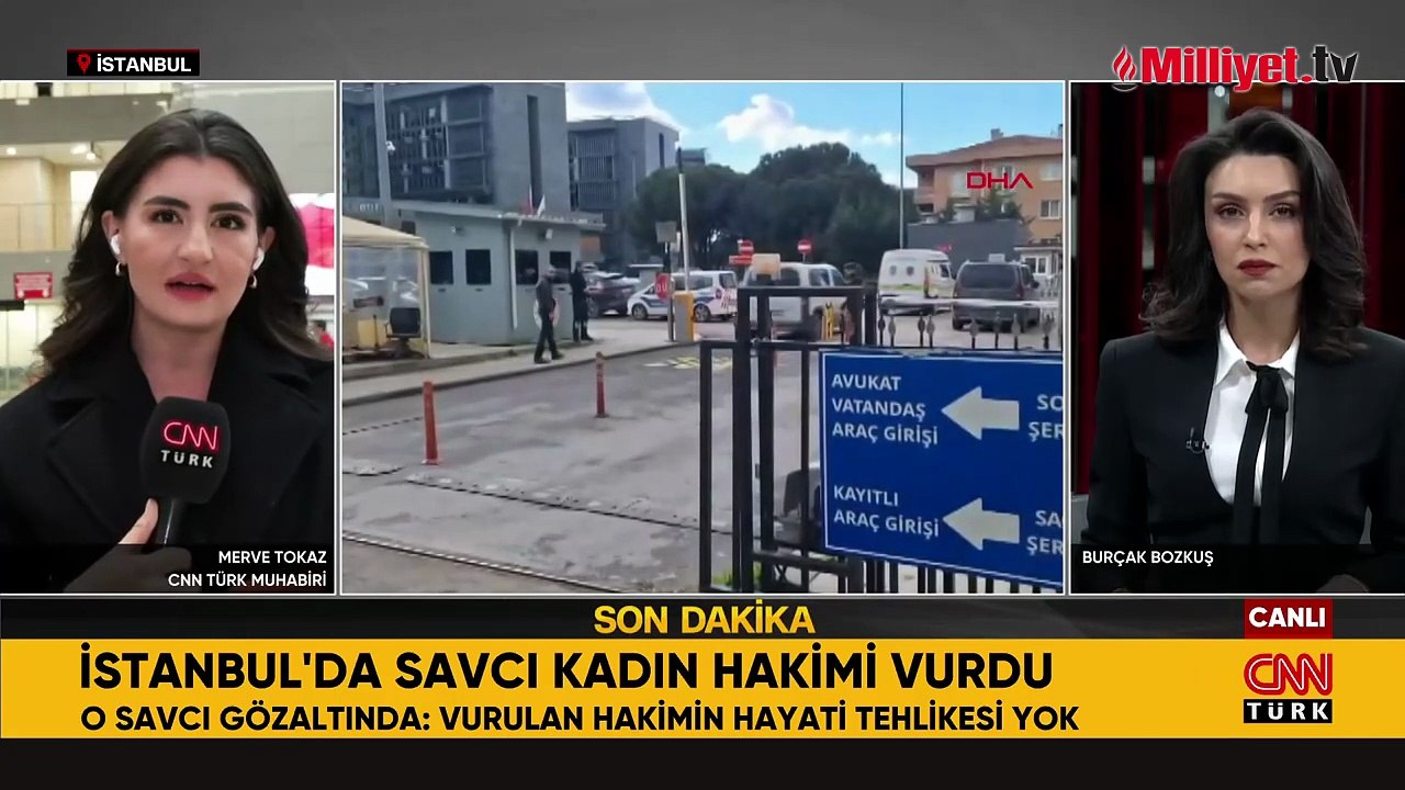 Kartal Anadolu Adliye'sinde silahlı saldırı! Savcı, kadın hakimi vurdu