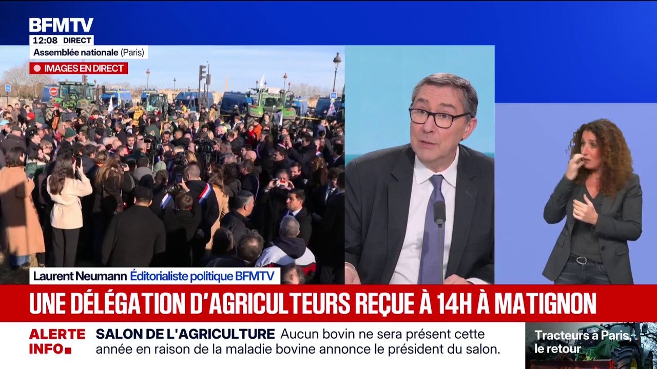 Des représentants d'agriculteurs reçus à 14h à Matignon