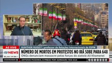 Sobe para 648 número de mortos em protestos no Irã; especialista analisa