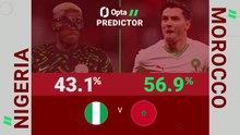 Nigeria v Morocco - Opta Predictor