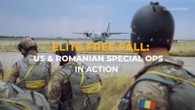 Elite Free Fall: US & Romanian Special Ops in Action