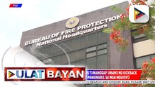 Ilang opisyal ng BFP, sibak sa puwesto dahil sa umano'y pagtanggap ng kickback | ulat ni Ryan Lesigues