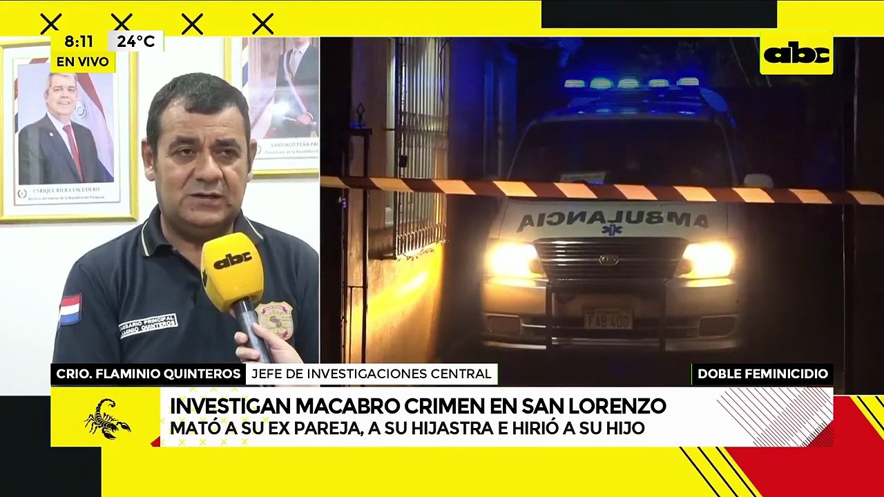 Terrible caso de feminicidio e intento de filicidio en San Lorenzo