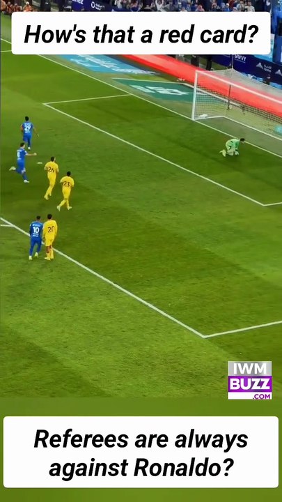 Referees are always against Ronaldo?