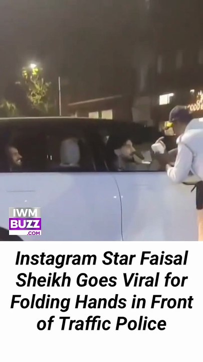 Instagram Star Faisu Goes Viral for Folding Hands in Front of Traffic Police