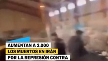 Aumentan a 2.000 los muertos en Irán por la represión contra las movilizaciones