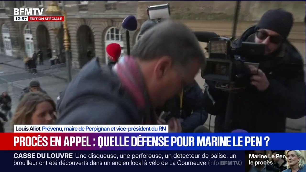 "Dans tous les cas de figure, ça a des répercutions": Louis Alliot, prévenu dans l'affaire des assistants parlementaires, s'est exprimé en amont de l'ouverture du procès en appel du RN