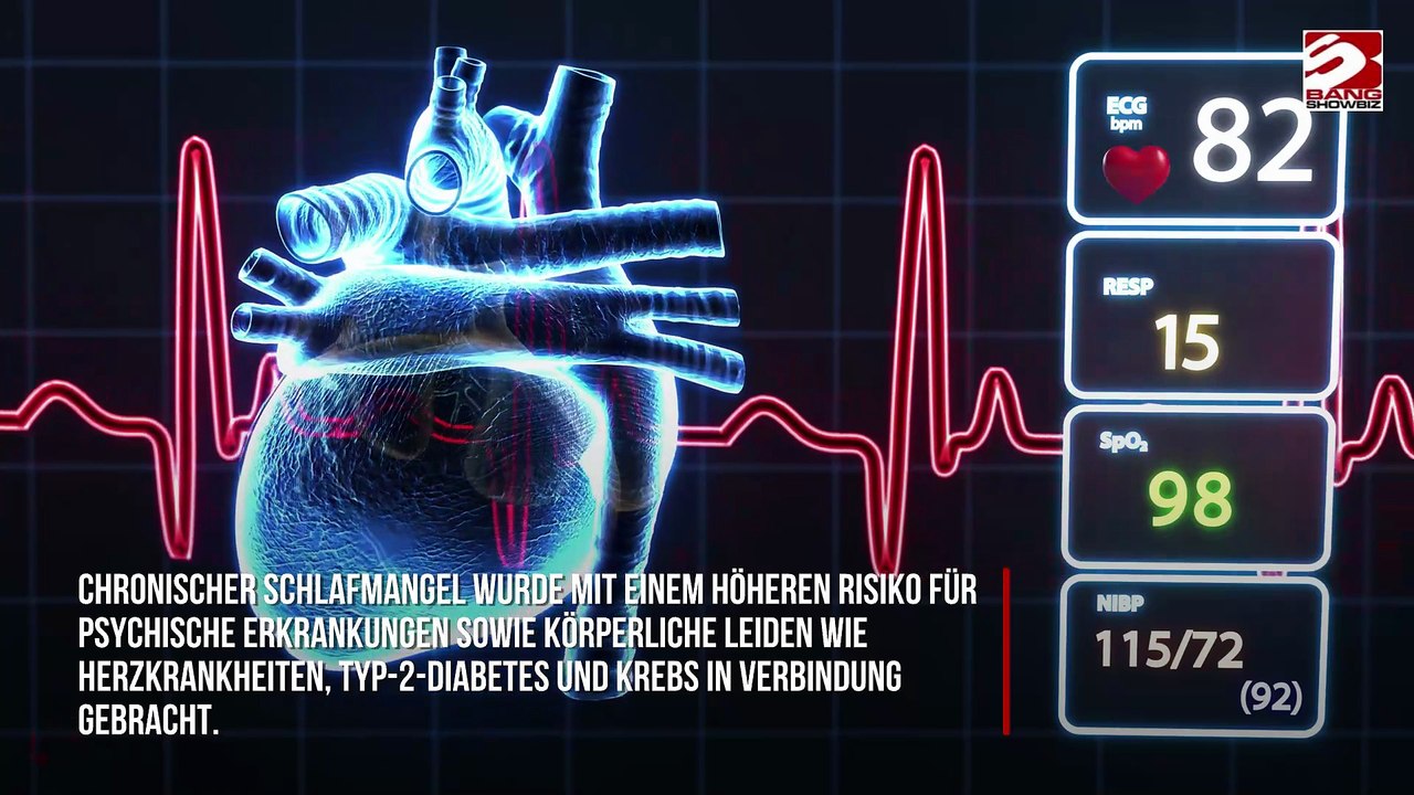 Sieben Stunden Schlaf pro Nacht können die Lebensdauer verlängern