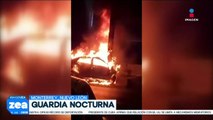 Conductor muere calcinado en calles de Monterrey