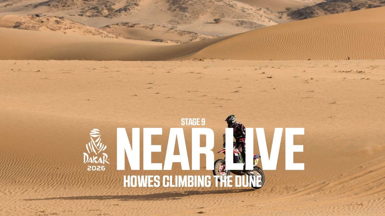 Howes climbing the dune