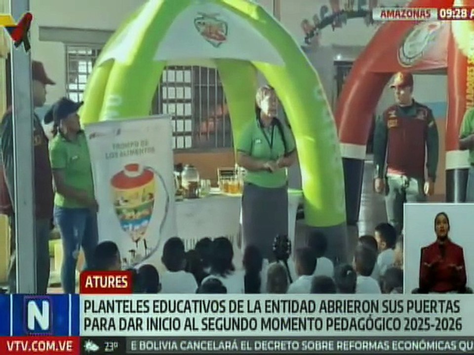 Estudiantes del edo. Amazonas iniciaron segundo período académico con actividades recreativas
