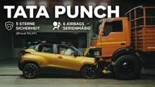 2026 Tata Punch: Kompakt, robust, kompromisslos sicher | Crashtest gegen LKW