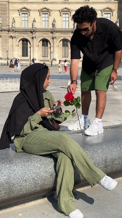 She cried at the end 🥹😍 so cute 🌹