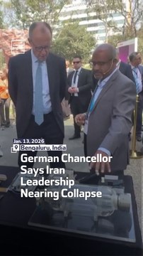 German Chancellor Says Iran Leadership Nearing Collapse