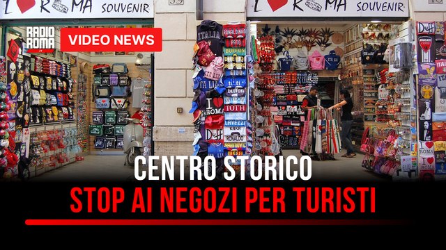 Centro storico, stop ai negozi per turisti