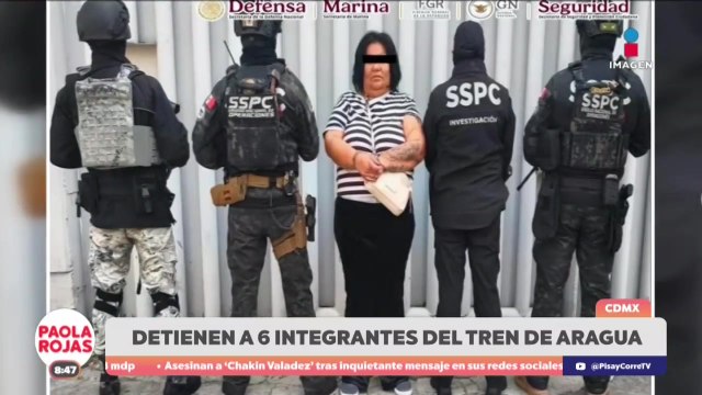 Caen seis presuntos miembros del Tren de Aragua en CDMX | DPC con Paola Rojas