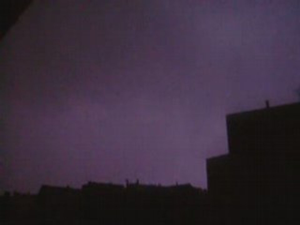 Orage de la nuit du 27 au 28 mai.
