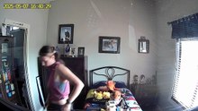 Security Camera Bedroom Cleaning