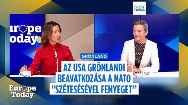 Egy esetleges amerikai beavatkozás Grönlandon a NATO létét fenyegeti - mondta Vestager az Euronewsnak