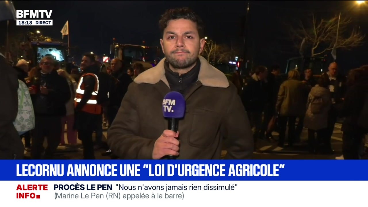 Marschall Truchot : Sébastien Lecornu annonce une "Loi d'urgence agricole" - 13/01