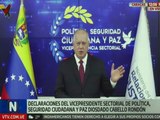 Vpdte. Sec. Diosdado Cabello destaca que en 2025 incautaron casi 70 toneladas de drogas