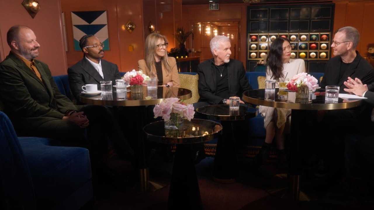 Chloé Zhao, James Cameron, Joachim Trier, Kathryn Bigelow, Ryan Coogler and Yorgos Lanthimos at the THR Director Roundtable | THR Video