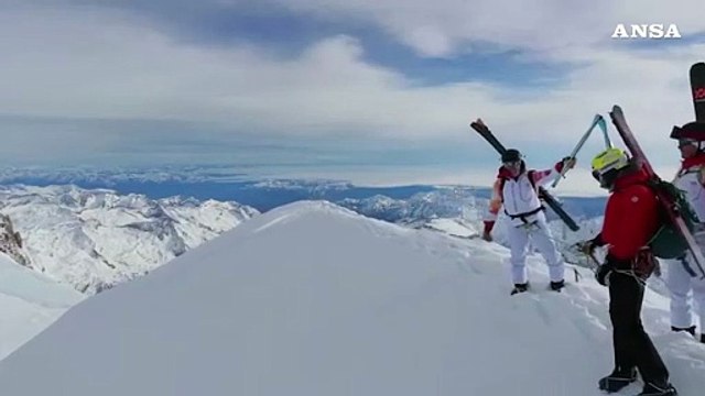 Milano Cortina 2026, la fiaccola olimpica arriva sul monte Rosa