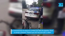 Viral | Le secuestraron la moto a un repartidor en La Plata por falta de papeles y disparó: "Parece que acá hay que salir a robar”