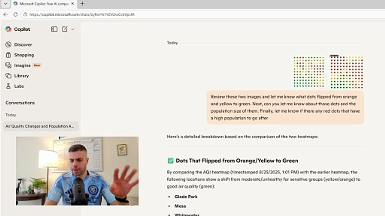 Using CoPilot to See How the Heat Map Changes for my Local SEO Client