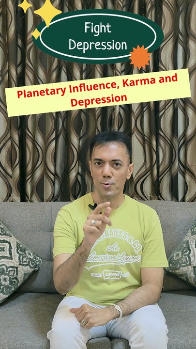 Planetary influence, karma and depression