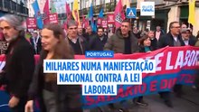 CGTP protesta em Lisboa contra novo pacote de medidas laborais