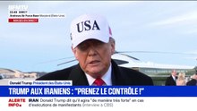 "Nous allons observer la situation en Iran [...] l'Iran, c'est la priorité", déclare Donald Trump