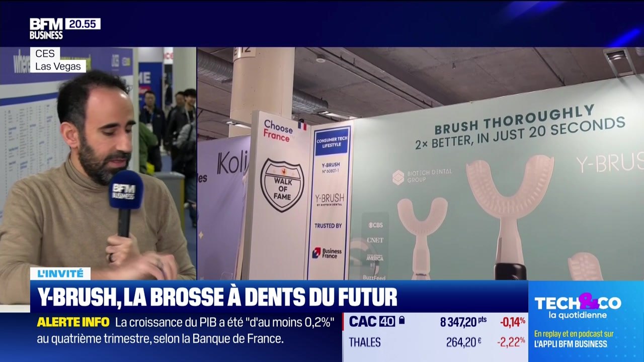 Benjamin Cohen (Y-Brush) : Y-Brush, la première brosse à dent sonique au monde - 13/01