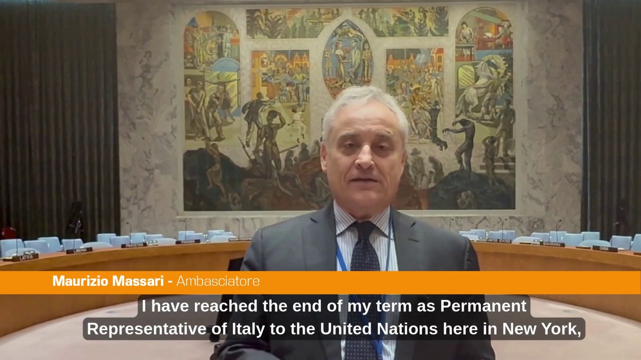 Onu, fine mandato per Massari "Un periodo ricco...
