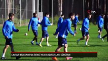 Çaykur Rizespor’da ikinci yarı hazırlıkları devam etti