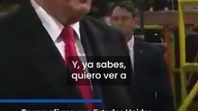 Trump afirma que Estados Unidos "no necesita" productos fabricados en México ni Canadá