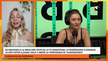 De Misiones a la mesa más vista de la TV: Florencia Ullón vistió a Juana Viale y abrió “Almorzando”