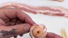 Smoked Bacon Roses #bacon #roses