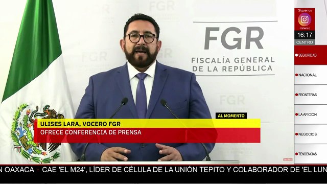 FGR comunica la detención de Luis 'N' y otros miembros del Cártel Jalisco Nueva Generación