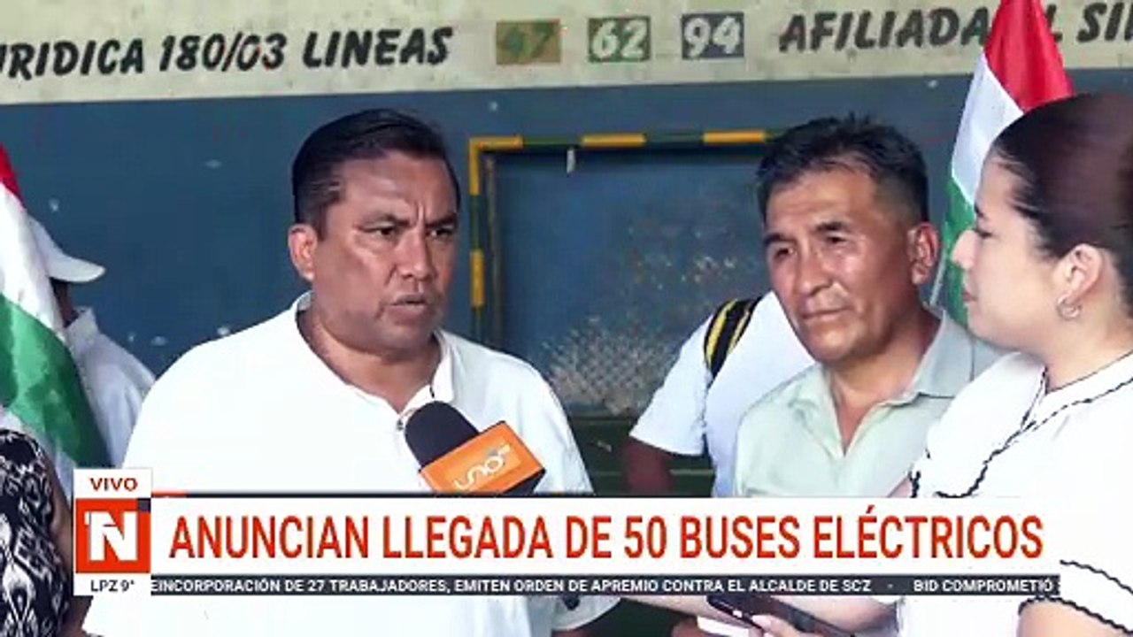 ANUNCIAN LLEGADA DE 50 BUSES ELÉCTRICOS A SCZ