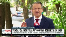 Vendas de veículos novos sobem 2,1% em 2025